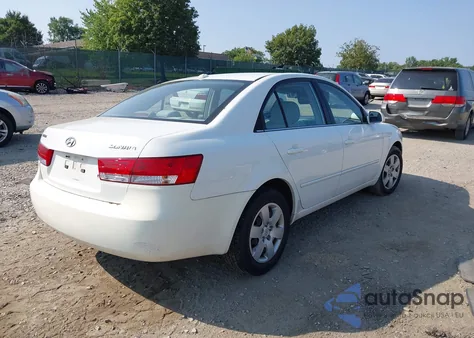 2007 Hyundai Sonata Gls from USA, damaged, VIN 5NPET46C87H286764